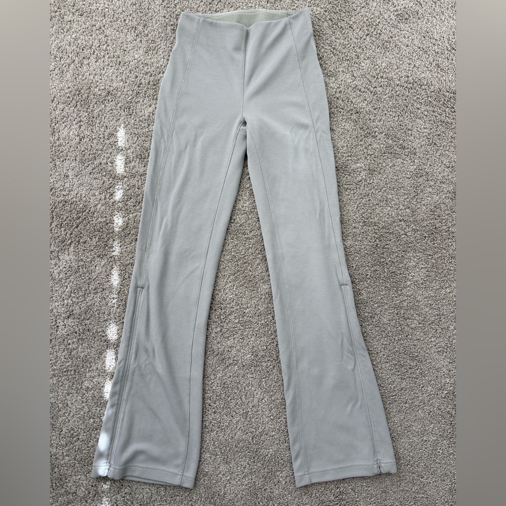 Lululemon Athletica Ribbed Gray Pants